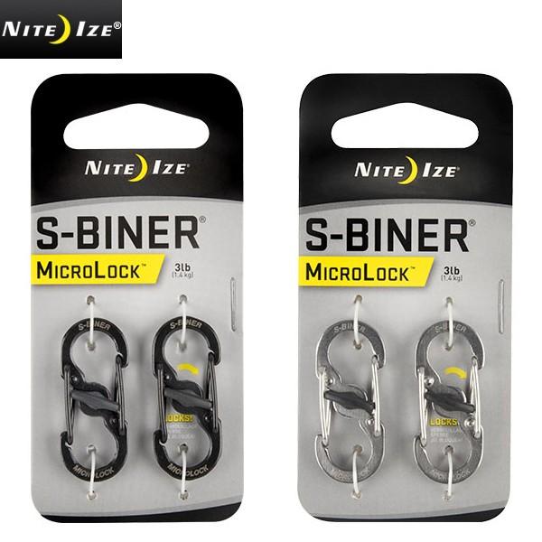 NITE IZE（ナイトアイズ） S-BINER STAINLESS MICROLOCK STEEL