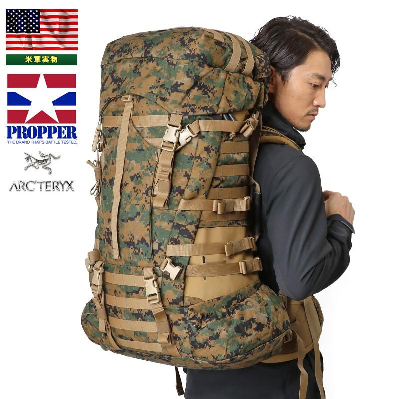 実物 新品 米軍 PROPPER designed by Arc'teryx製 アークテリクス U.S.M.C. ILBE MAINパック  リュックサック WOODLAND MARPAT【クーポン対象外】【T】 : nob182216101 : ミリタリーショップWAIPER - 通販 - 