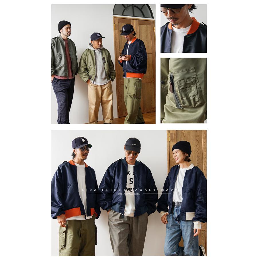 WAIPER.inc ワイパーインク 米軍 L-2フライトジャケット MIL-J WAIPER.inc ワイパーインク 米軍 L-2フライトジャケット MIL-J