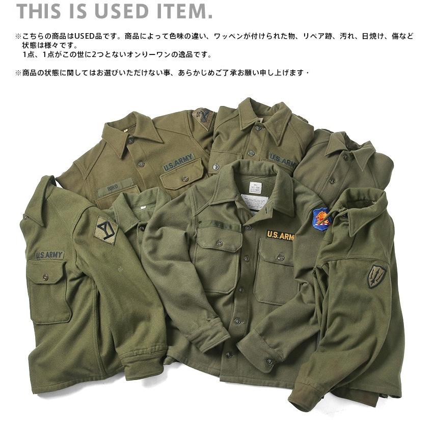 実物 USED 米軍 ヴィンテージ ウールシャツ OG-108 前期型 コリア