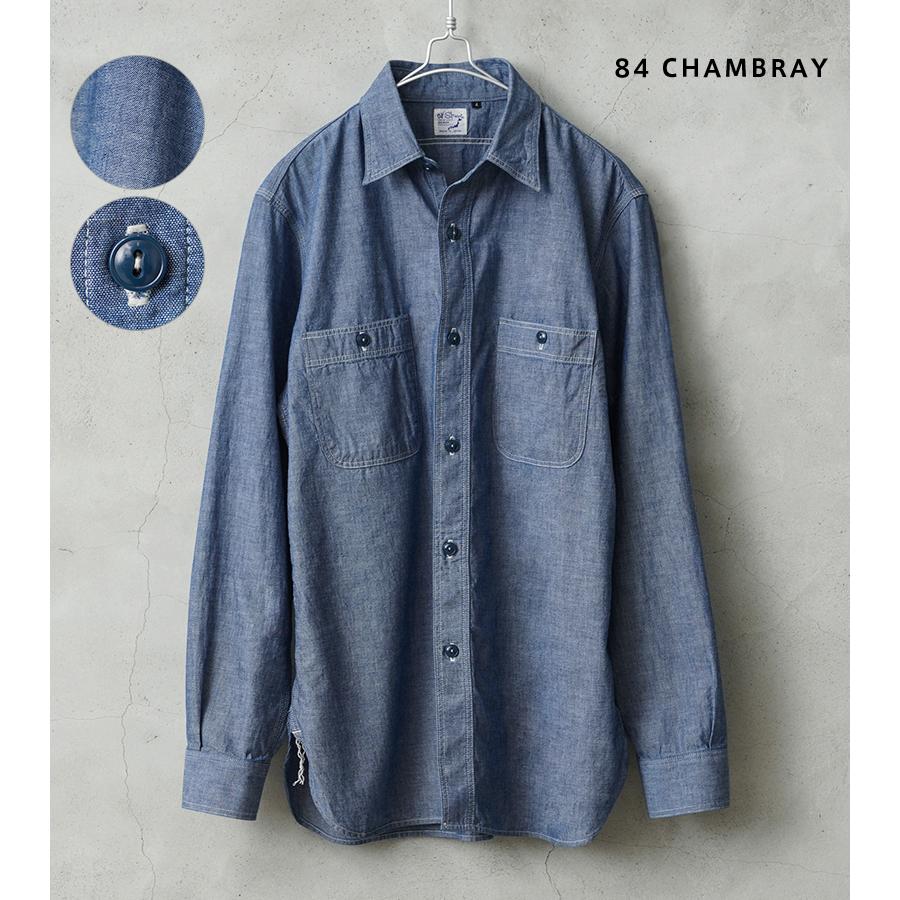 orSlow オアスロウ 01-8070 CHAMBRAY WORK SHIRTS シャンブレー orSlow オアスロウ 01-8070 CHAMBRAY WORK SHIRTS シャンブレー