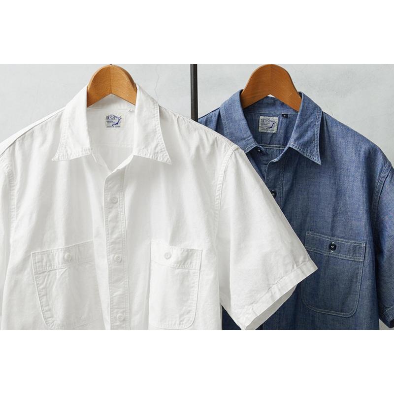 orSlow（オアスロウ） 01-V8170 CHAMBRAY WORK SHIRTS S/S