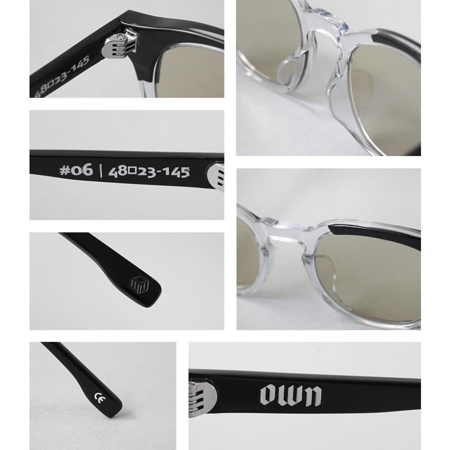 オウン OWN OW-06BKCL-CBR #06 BLACK×CLEAR / CLEAR BROWN ボストン