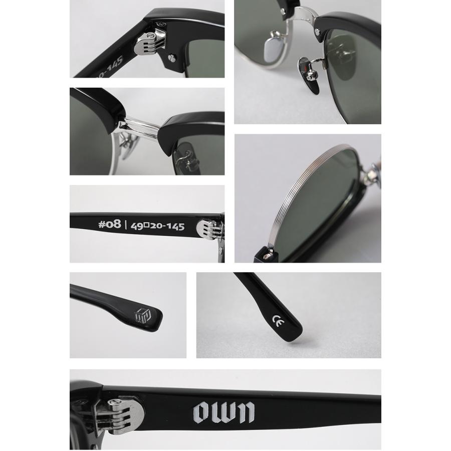 オウン OWN OW-08BK-GRN #08 BLACK / GREEN ブロータイプ ブラック