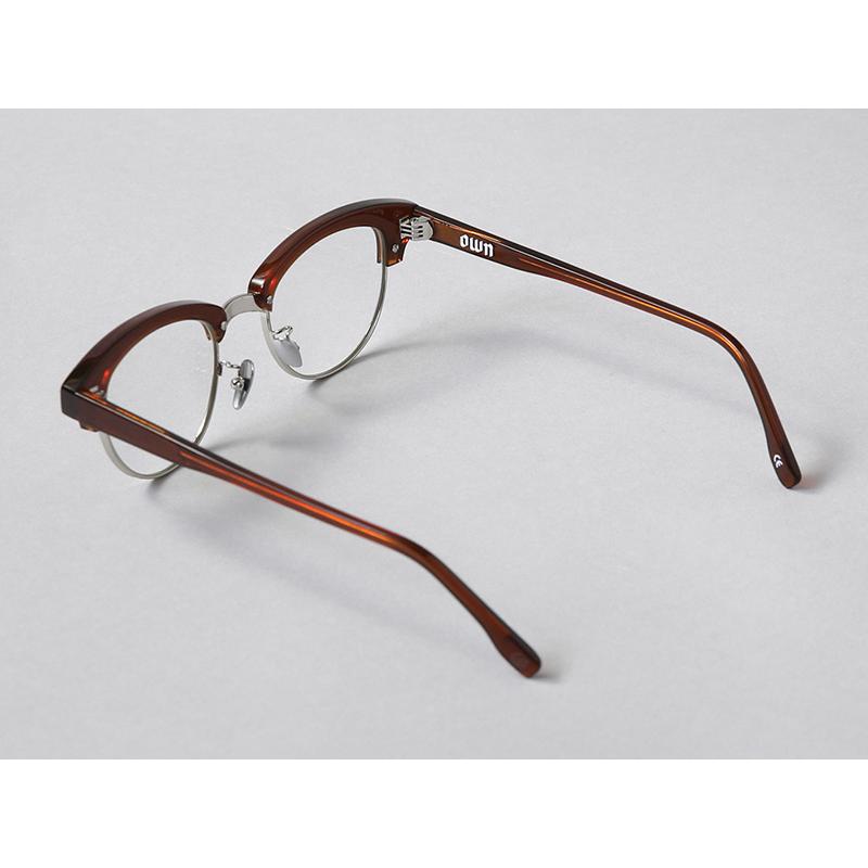 オウン OWN OW-08BR-PHBRN #08 BROWN / CLEAR to BROWN ブロータイプ