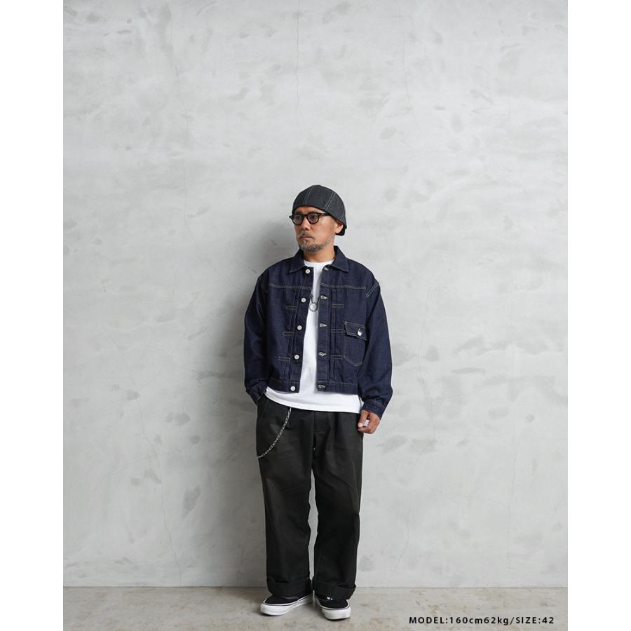 PENNEY’S FOREMOST PF25S001OW 40S PLEATS JACKET 1ST ONE WASH プリーツ デニムジャケット ワンウォッシュ MADE IN USA【クーポン対象外】【T】の画像