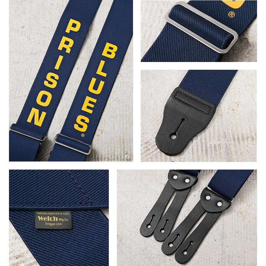 PRISON BLUES（プリズンブルース） PRBS76040 プリントサスペンダー