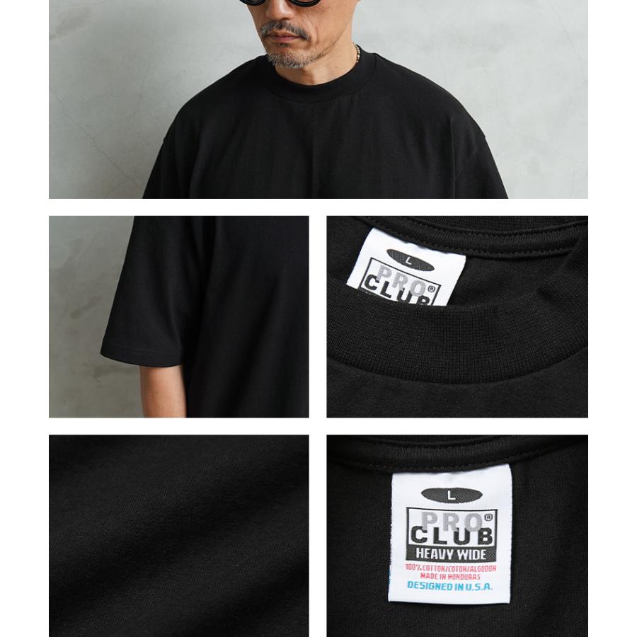 PRO CLUB（プロクラブ） 199 HEAVYWIDE COTTON SHORT SLEEVE CREW NECK