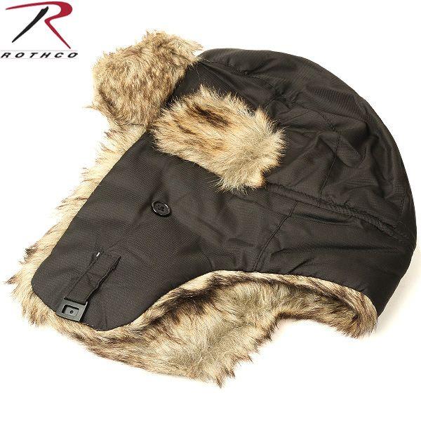 ROTHCO（ロスコ） 9870 ファーフライヤーズハット BLACK ブラック