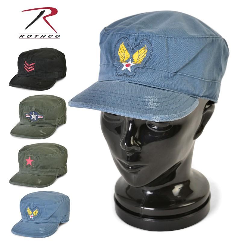 ROTHCO（ロスコ） VINTAGE ファティーグキャップ MILITARY PATCH