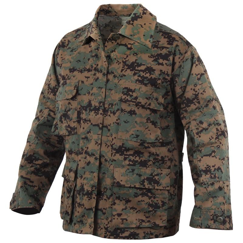 ROTHCO ロスコ DIGITAL CAMO BDU シャツジャケット 8690 Woodland Digital Camo ブランド【T】｜waiper｜03