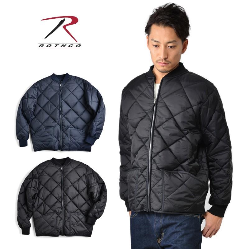 ROTHCO ロスコ DIAMOND NYLON キルティング フライトジャケット ROTHCO ロスコ DIAMOND NYLON キルティング フライトジャケット