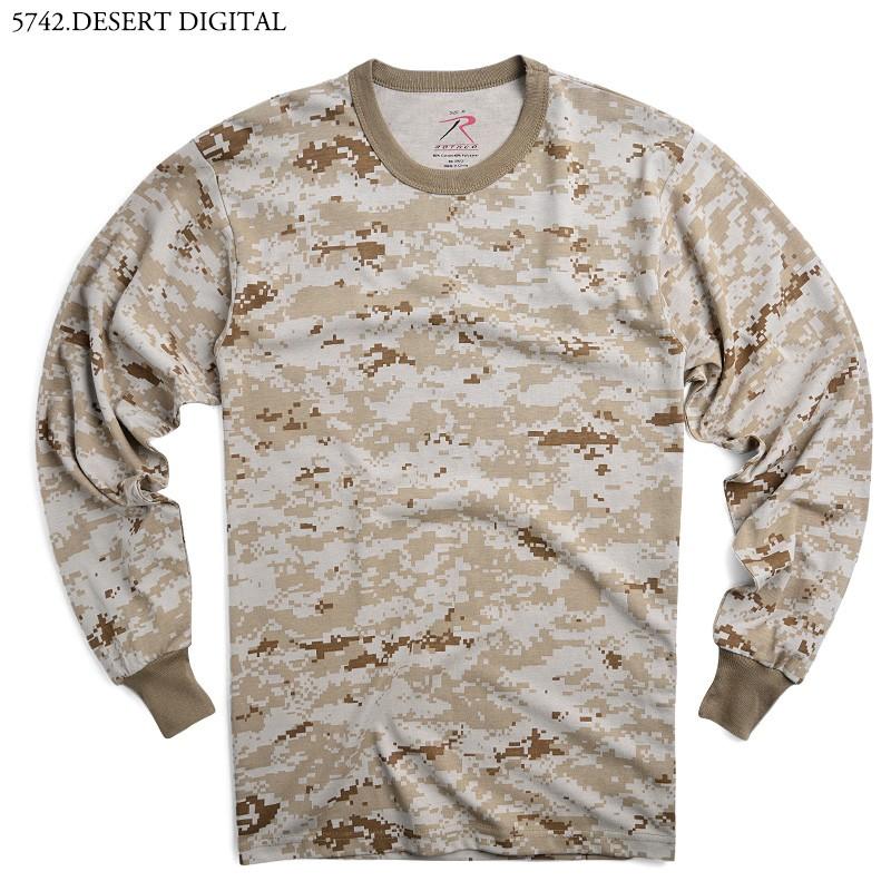 ROTHCO ロスコ カモフラージュ ミリタリー長袖Tシャツ メンズ ROTHCO ロスコ カモフラージュ ミリタリー長袖Tシャツ メンズ