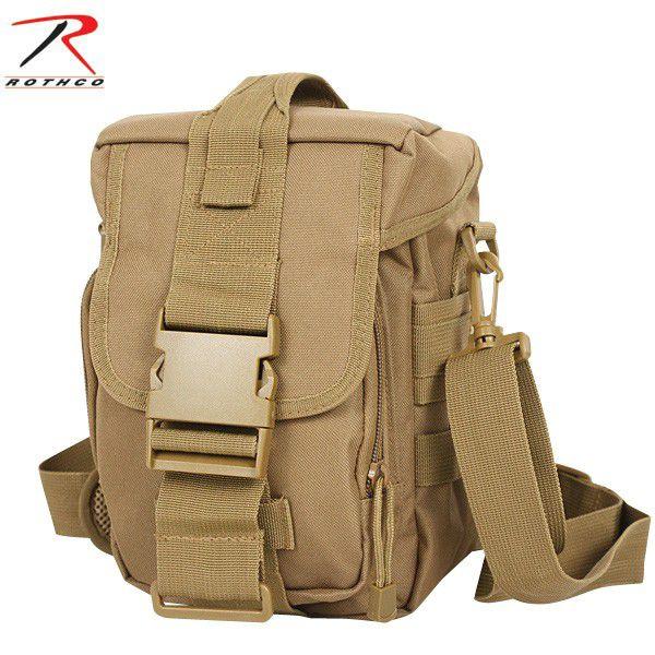 ミリタリーバッグ ROTHCO ロスコ FLEXIPACK M.O.L.L.E. TACTICAL ショルダーバッグ COYOTE BROWN [8319] バッグ ショルダーバッグ ブランド【T】｜waiper｜02