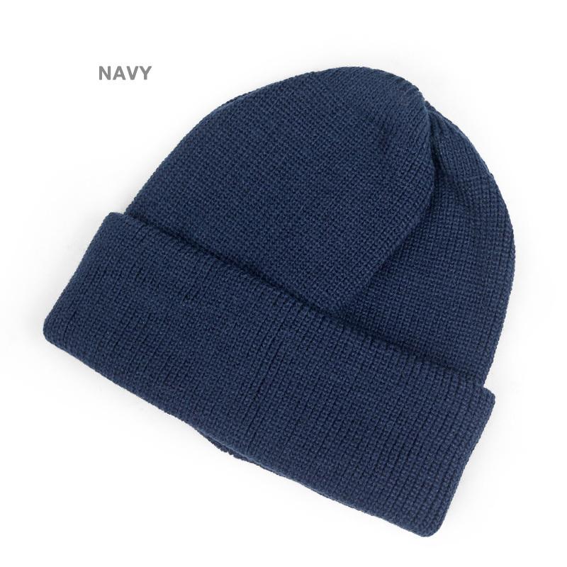 RoToTo 5016 Bulky Watch Cap in Navy main image 1