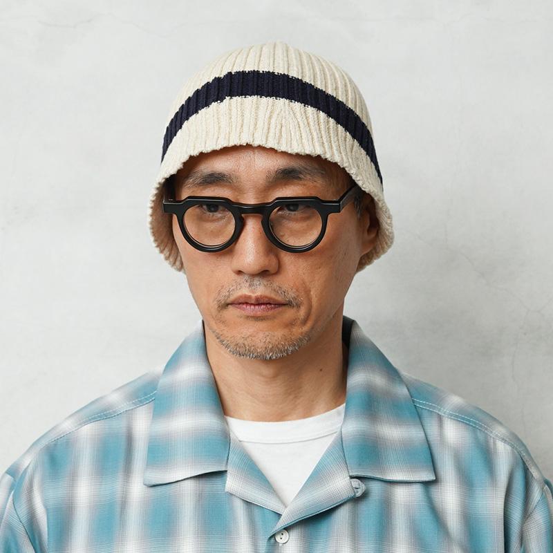 ROTOTO（ロトト） R5161 WASHI＆RECYCLED COTTON KNIT HAT 和紙&リサイクルコットン ニットハット 日本 ...