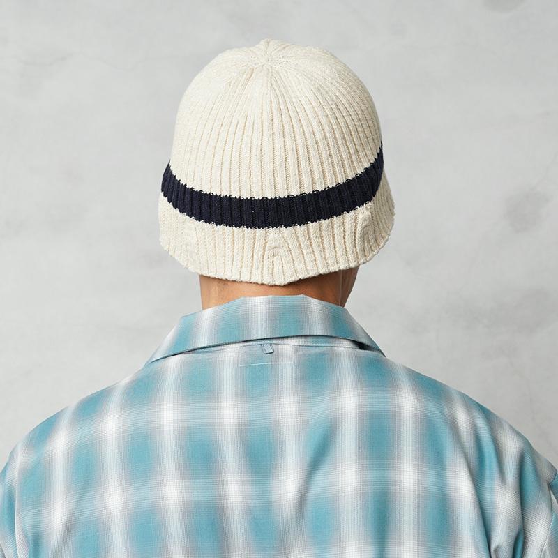 ROTOTO（ロトト） R5161 WASHI＆RECYCLED COTTON KNIT HAT 和紙