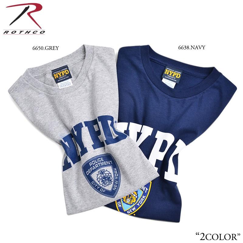 マーク・ロスコ 8 ROTHCO（ロスコ） NYPD オフィシャル トレーニングTシャツ メンズ 半袖