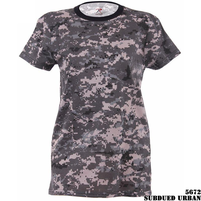ROTHCO（ロスコ） レディース ロング丈迷彩Tシャツ 丈長め カットソー