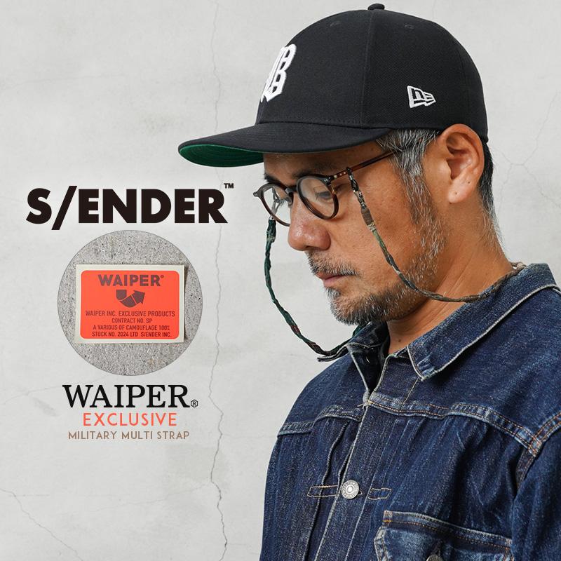 waiper.inc s/ender マルチストラップ button works WAIPER.inc S/ENDER エスエンダー WAIPER別注 MILITARY MULTI STRAP