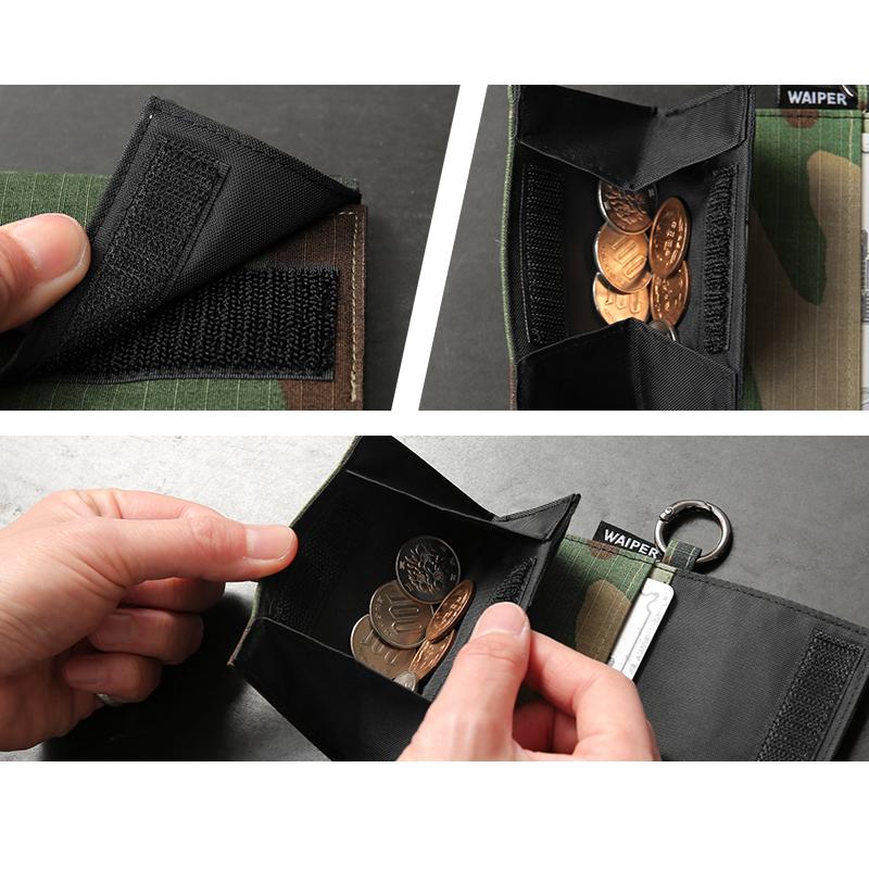 WAIPER.inc S/ENDER エスエンダー WAIPER別注 MULTI WALLET CAMO