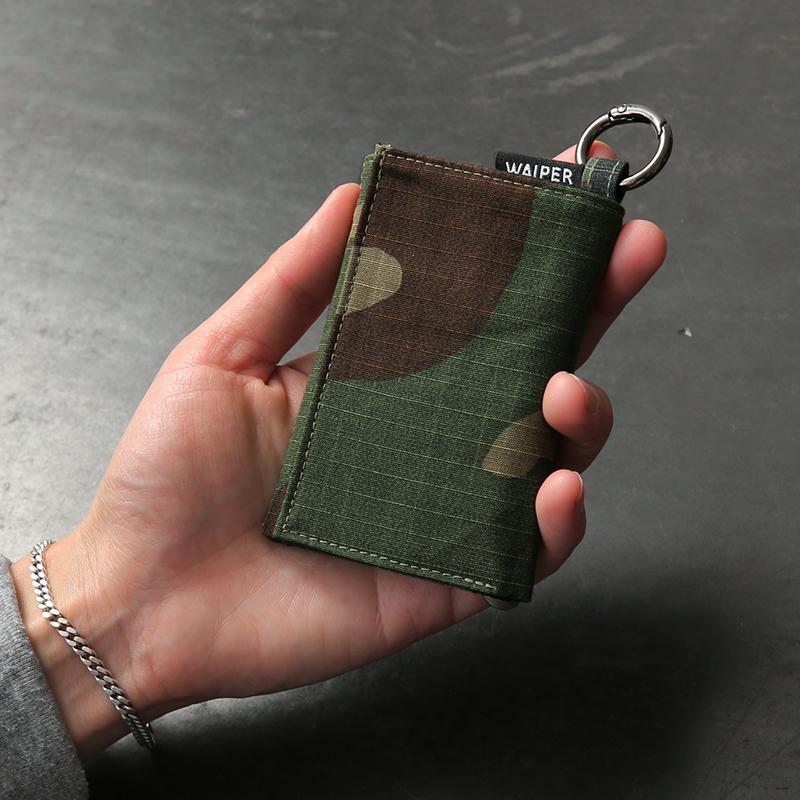 WAIPER.inc S/ENDER エスエンダー WAIPER別注 MULTI WALLET CAMO