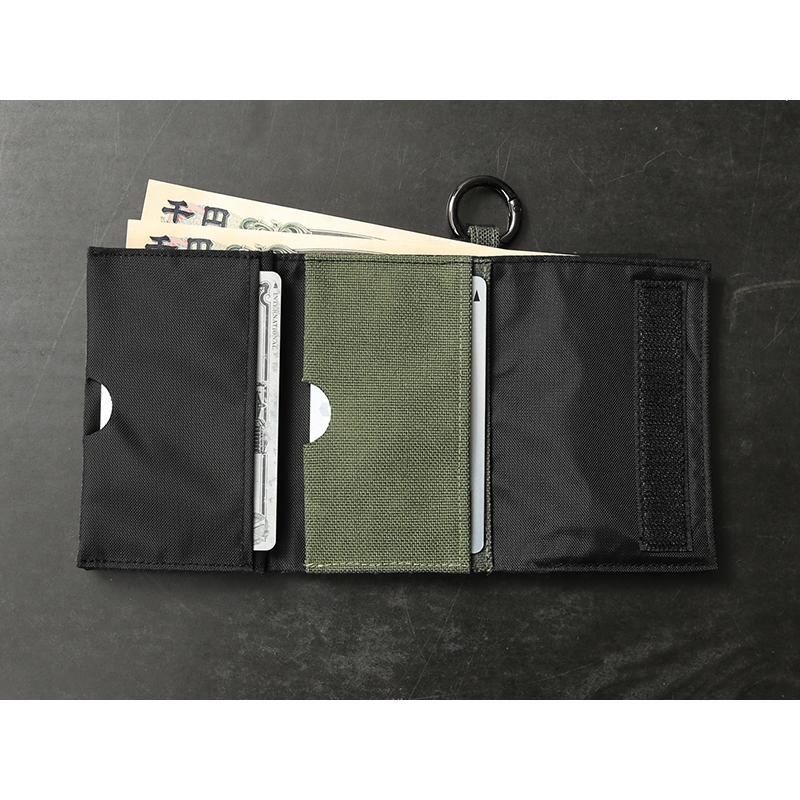 S/ENDER エスエンダー マルチウォレット グリッドブラック 財布 WAIPER.inc S/ENDER エスエンダー WAIPER別注 MULTI WALLET NYLON