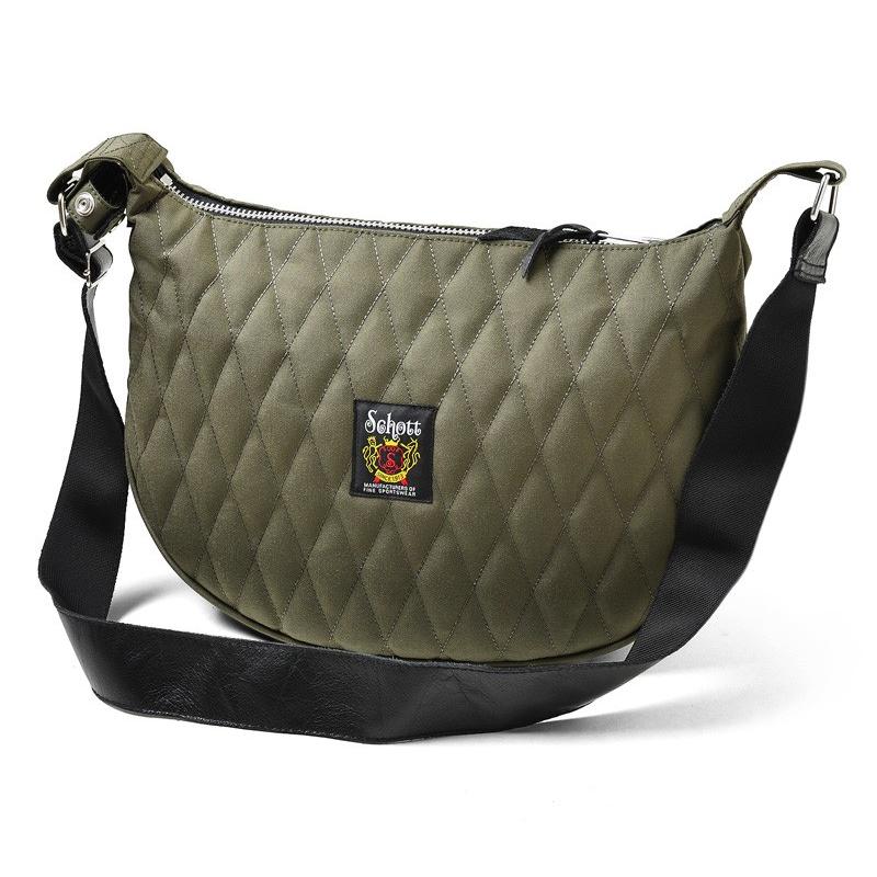 Schott N.Y.C（ショット） Schott NYLON PADDED BANANA BAG ショルダー