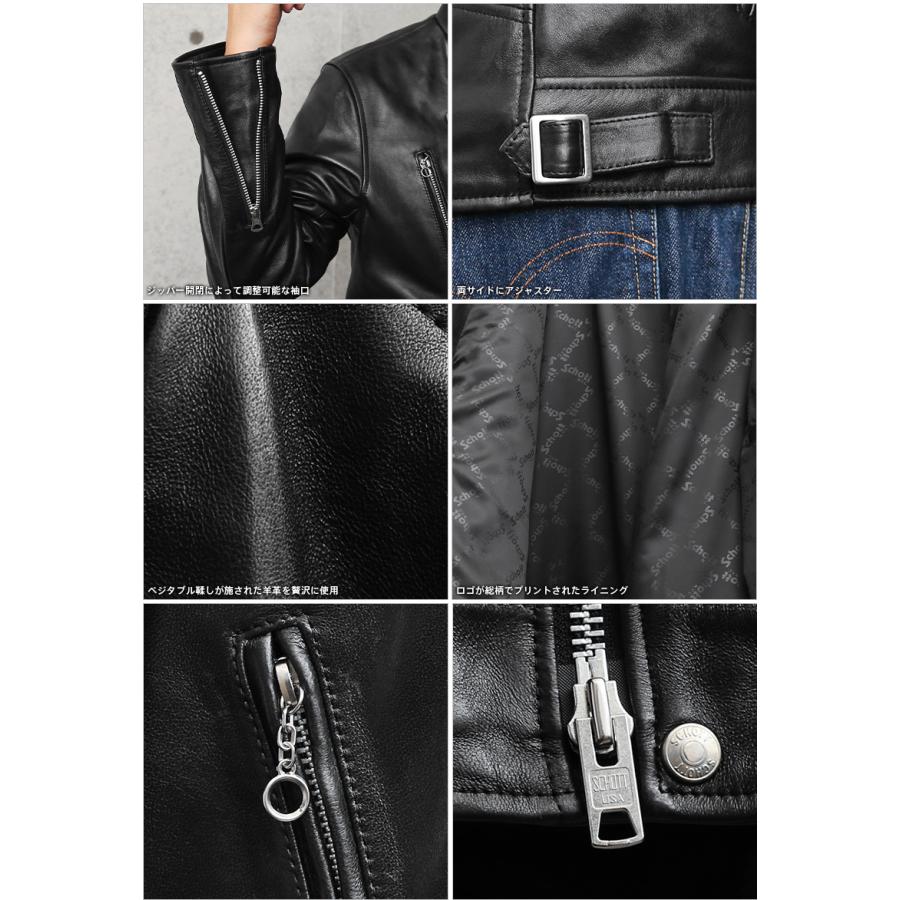 Schott N.Y.C ショット 3101048 ダブル ブレスト ライダース Schott N.Y.C ショット 3101048 ダブル ブレスト ライダース