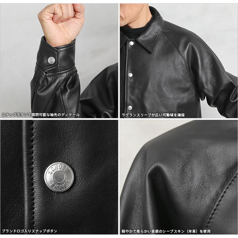 Schott N.Y.C ショット 3121026 シープスキン レザー コーチ Schott N.Y.C ショット 3121026 シープスキン レザー コーチ