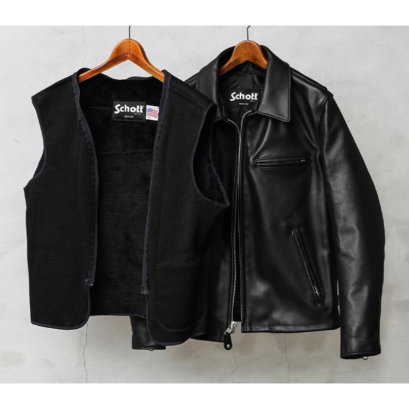 Schott N.Y.C ショット USA LINE 643 ステアハイド レザー Schott N.Y.C ショット USA LINE 643 ステアハイド レザー