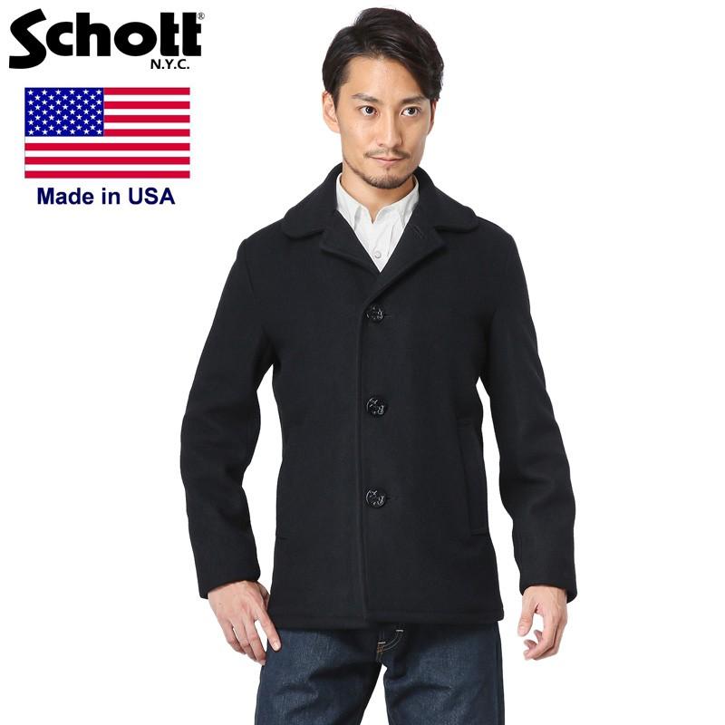 Schott ショット 758US 日本別注 24oz スリムフィット シングル ピーコート 7537 アウター Pコート ジャケット ブルゾン  ブランド【クーポン対象外】【T】 : schott-7537 : ミリタリーショップWAIPER - 通販 - Yahoo!ショッピング