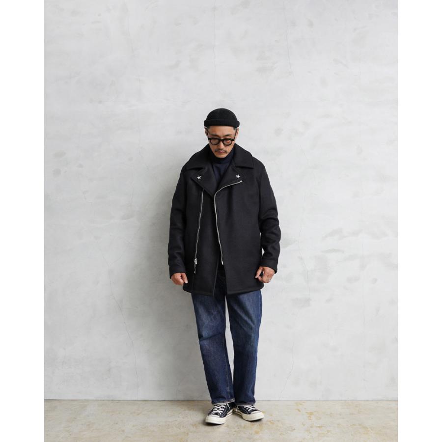 Schott N.Y.C ショット 766US メルトン ウール ジップ Schott N.Y.C ショット 766US メルトン ウール ジップ