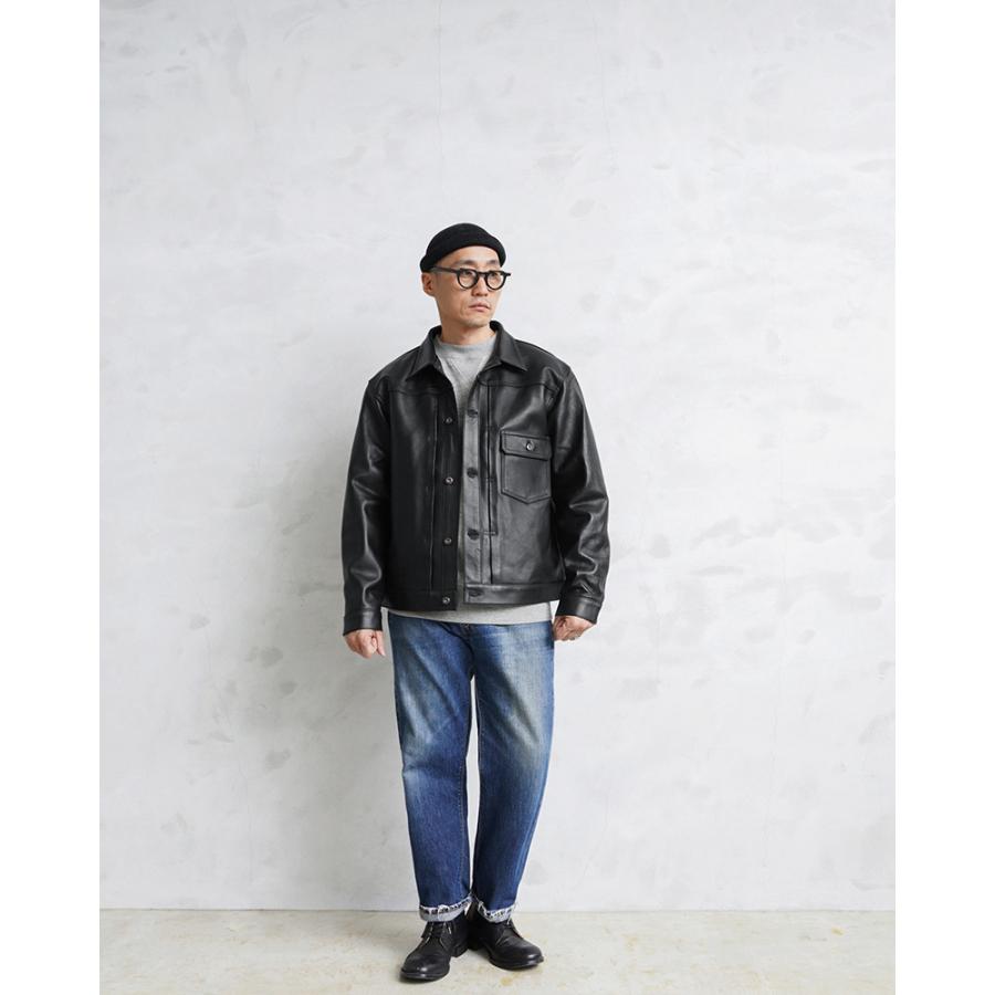 Schott N.Y.C ショット SHEEP LEATHER 1st T-BACK トラッカー Schott N.Y.C ショット SHEEP LEATHER 1st T-BACK トラッカー