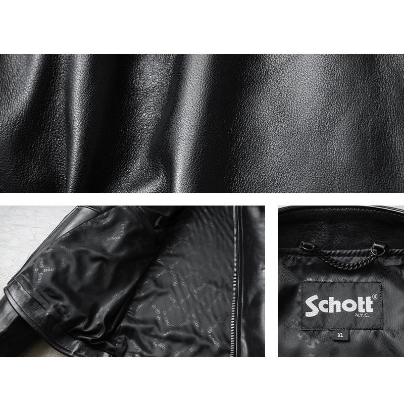 Schott ショット 3111052 SHEEP LEATHER 70’S シングル ライダースジャケット メンズ 革ジャン アメカジ ブランド【7823950078】【クーポン対象外】【T】｜waiper｜11