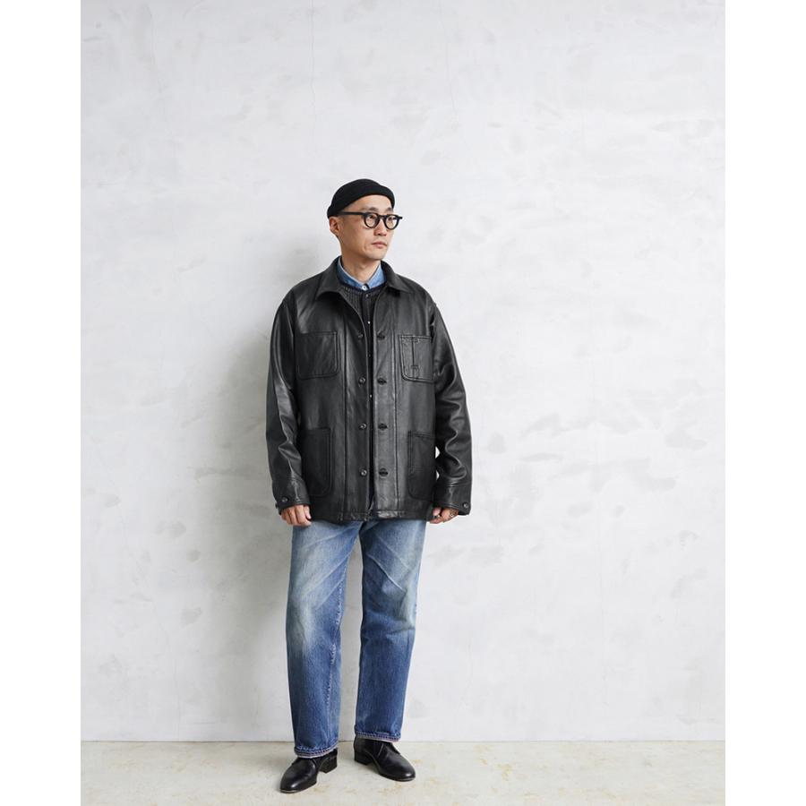 Schott ショット 3111050 LAMB LEATHER カバーオール ジャケット