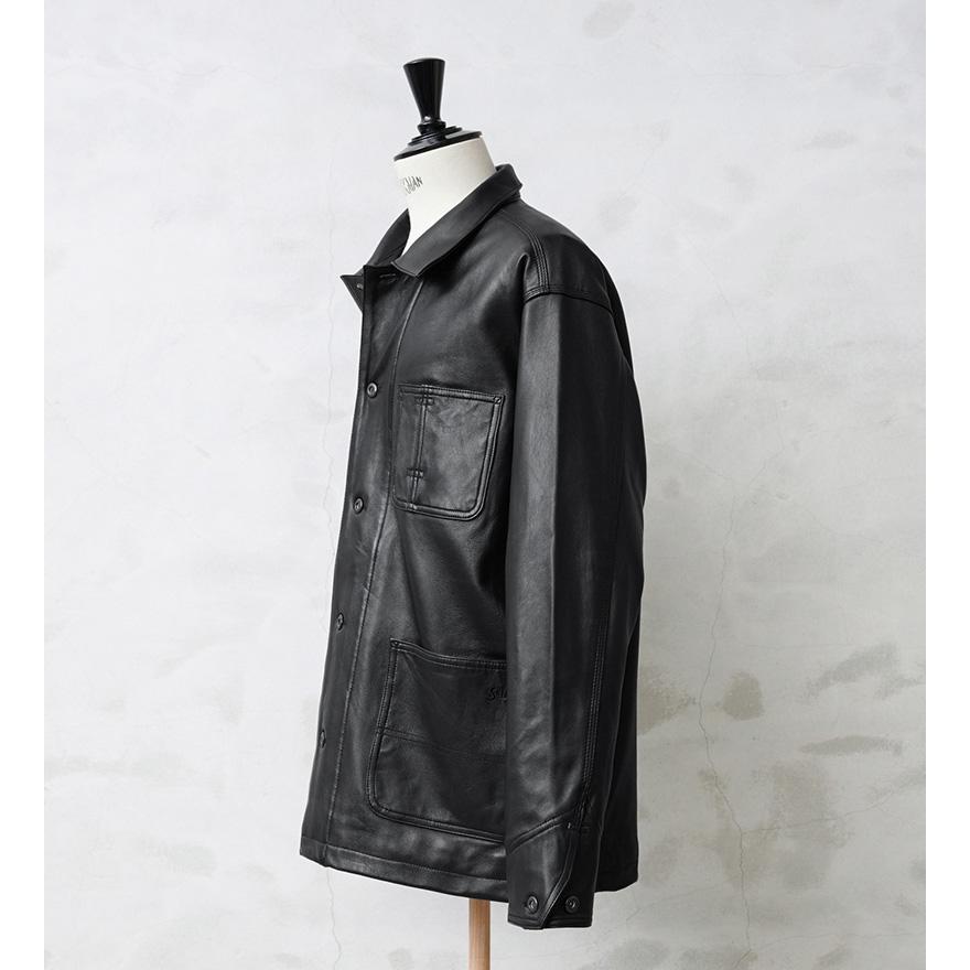 Schott ショット 3111050 LAMB LEATHER カバーオール ジャケット 革ジャン レザージャケット アメカジ【7823950079】【7825950012】【クーポン対象外】【T】の画像