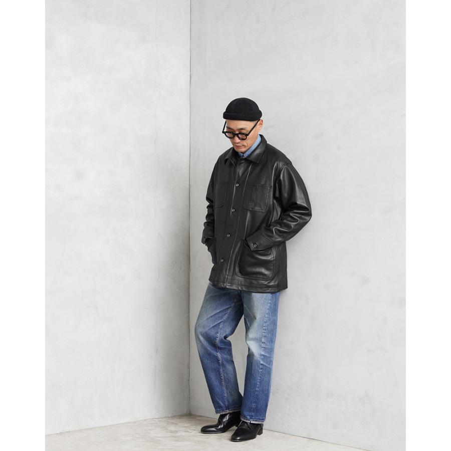 Schott N.Y.C ショット 3111050 LAMB LEATHER カバーオール Schott N.Y.C ショット 3111050 LAMB LEATHER カバーオール
