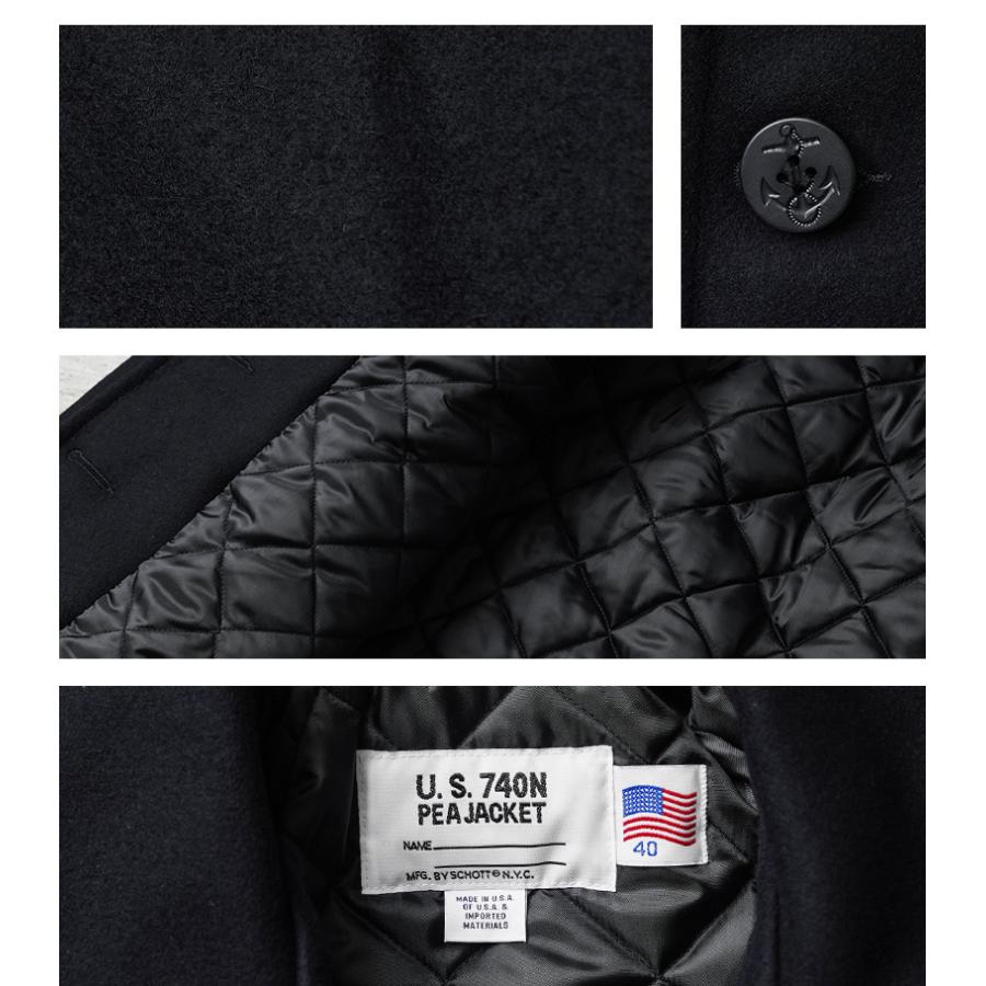 Schott N.Y.C ショット USA LINE 740 32oz ダブルブレスト Schott N.Y.C ショット USA LINE 740 32oz ダブルブレスト