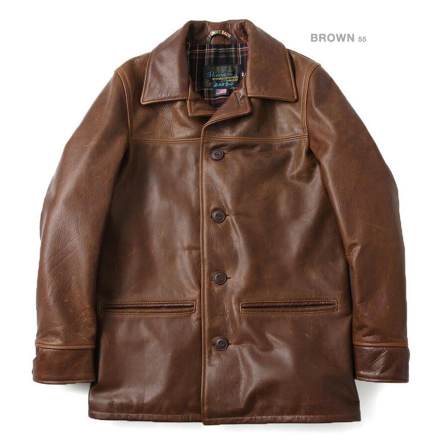 Schott ショット 533us レザーカーコート 74 メンズ アウター ファラオジャケット 革ジャン 本革 ジャンパー レザー ブランド アメリカ製 クーポン対象外 Scjl ミリタリーショップwaiper 通販 Yahoo ショッピング
