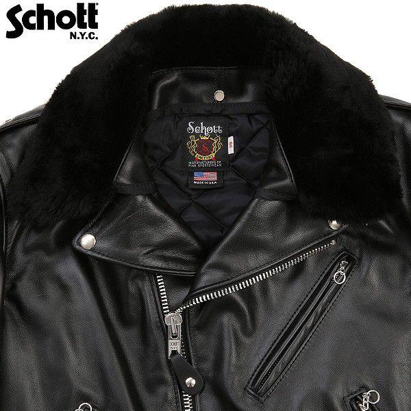 Schott N.Y.C（ショット） Schott 618M COLLAR FOR ブラック ワン