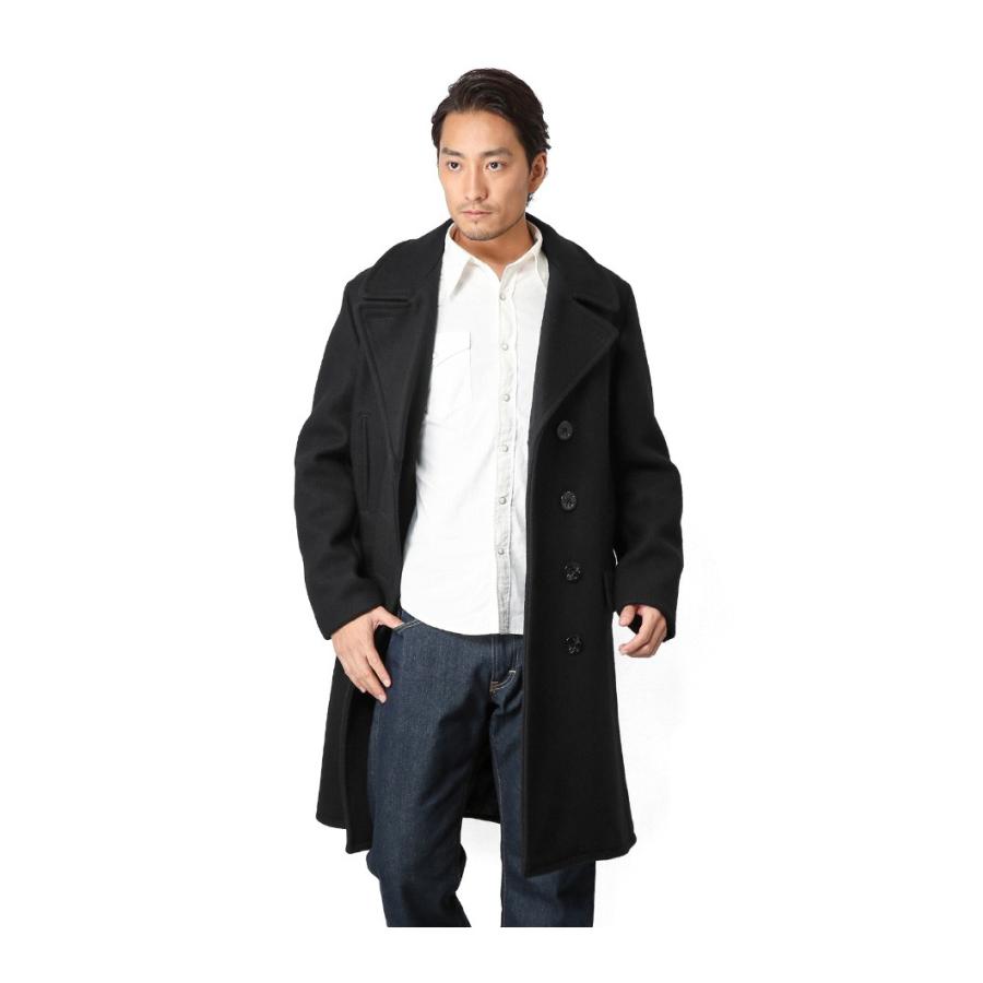 Schott N.Y.C ショット 7331 ロングメルトンピーコート ネイビー Schott N.Y.C ショット 7331 ロングメルトンピーコート ネイビー