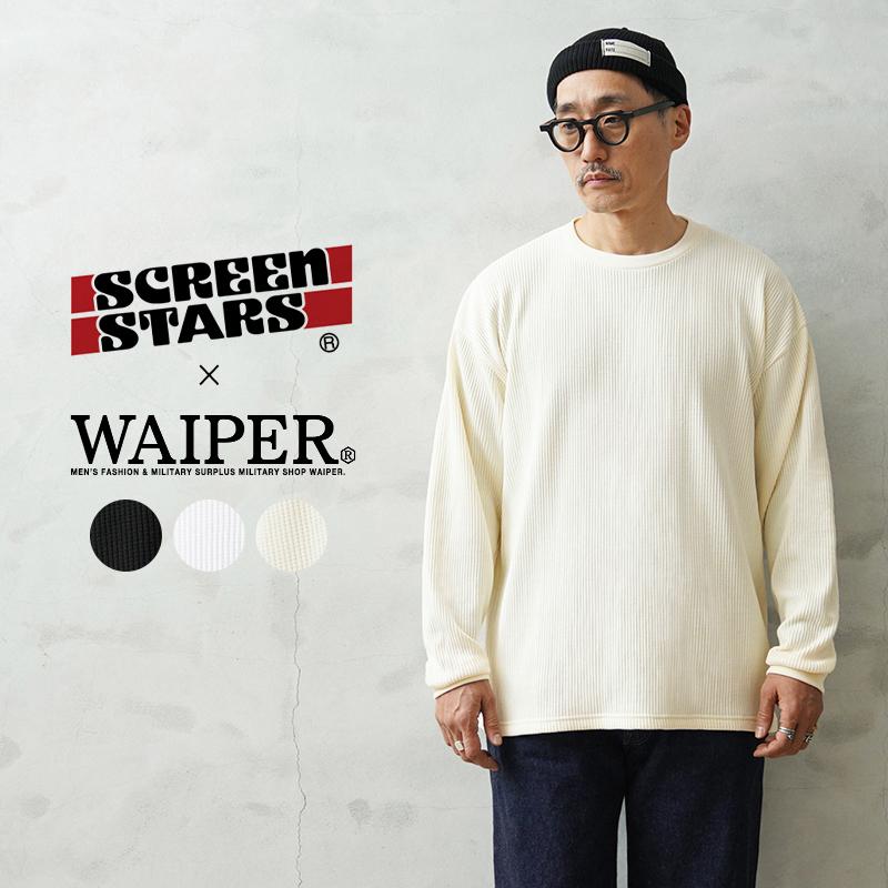 ワイパー　スクリーンスターズ　サーマル4枚　タンクトップ3枚 SCREEN STARS×WAIPER 2622-433WP クルーネック L/S サーマルTシャツ