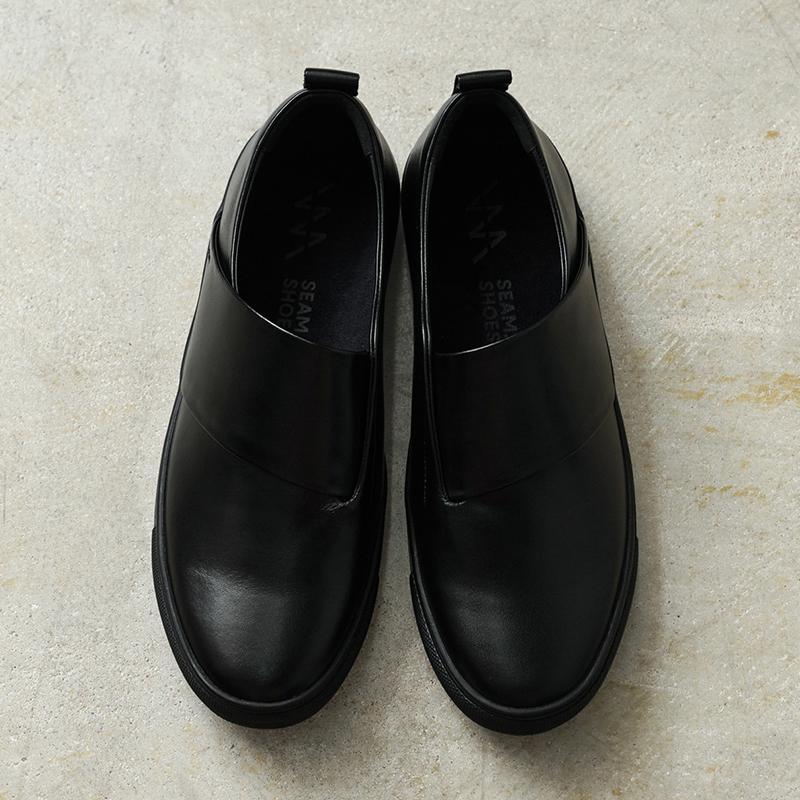 SEAM.SHOES MONK BOLD BLACK 26㎝　防水　ビジネス 楽天市場】【最短即日発送】SEAM. SHOES シームシューズ MONK