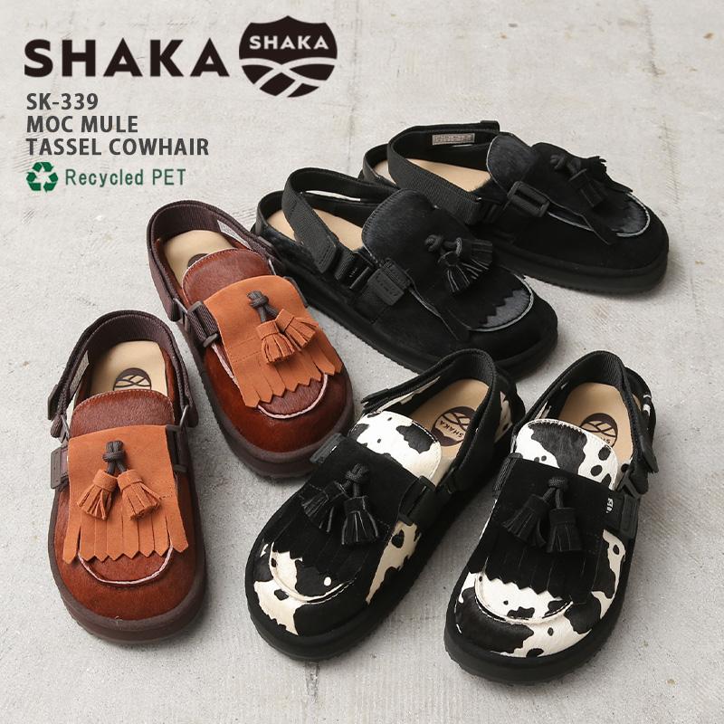 SHAKA シャカ SK-339 MOC MULE TASSEL COWHAIR モック ミュール