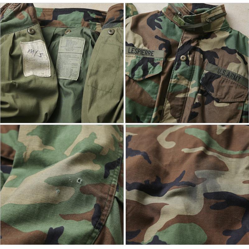 MILITARY 実物 USED 米軍 M-65 フィールドジャケット WOODLAND MILITARY 実物 USED 米軍 M-65 フィールドジャケット WOODLAND