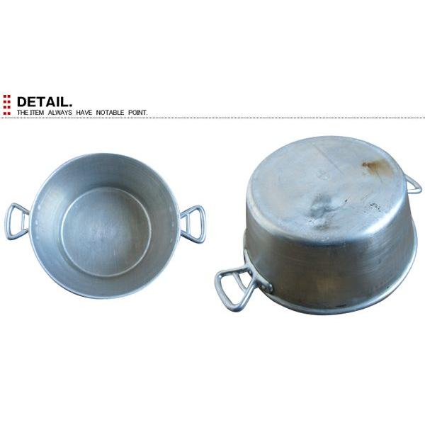 MILITARY（ミリタリー） 実物 フランス軍 アルミ製 調理鍋 調理器具 鍋