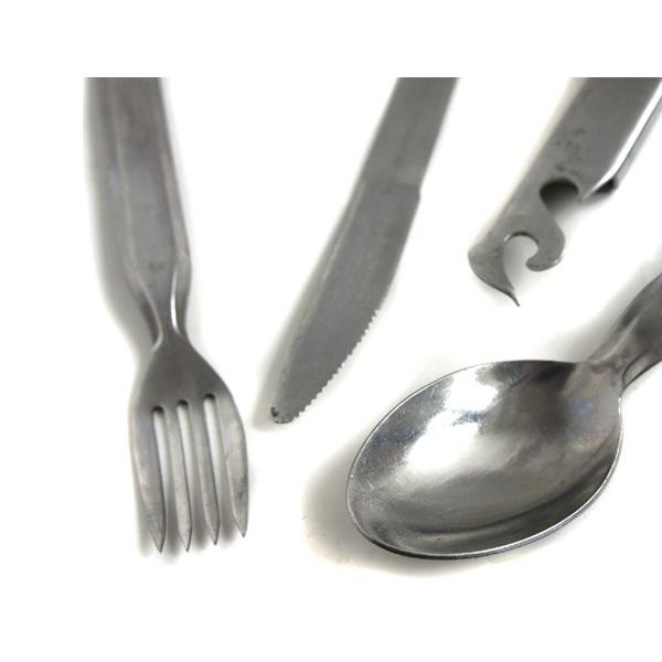 U.S. 1963年製 米軍スキレットパンセットスプーン。フォーク。ナイフ付き U.S. 1963年製 米軍スキレットパンセットスプーン。フォーク