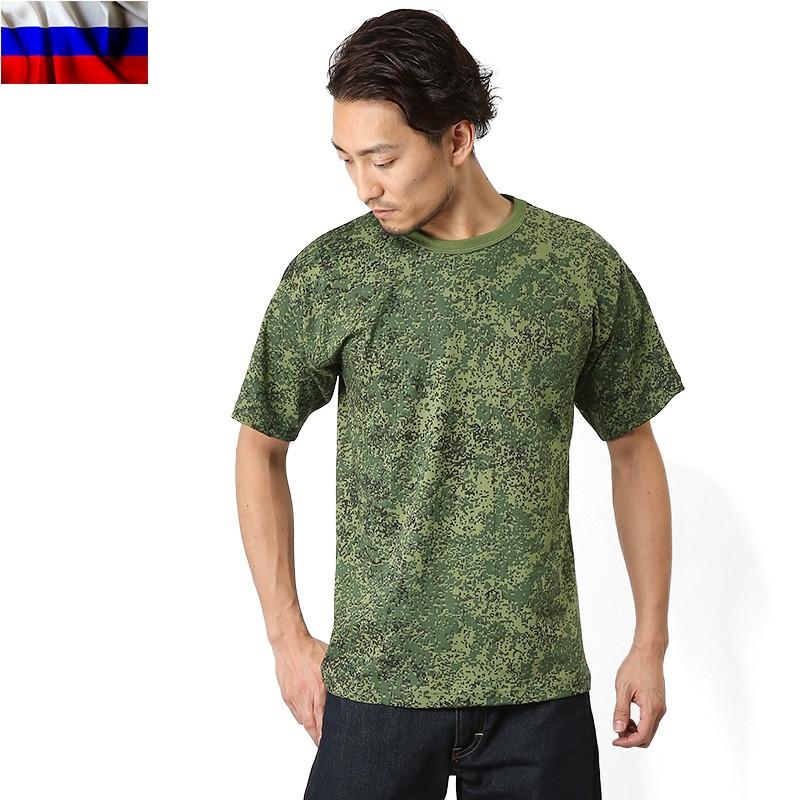 MILITARY 実物 新品 ロシア軍デジタル迷彩Tシャツ デッドストック