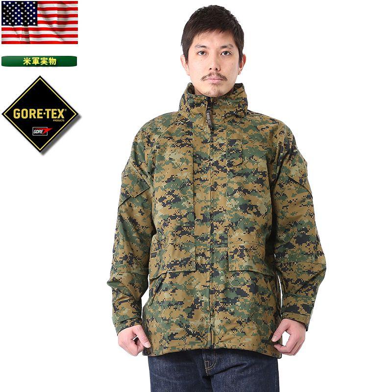 実物 新品 米海兵隊(U.S.M.C.) ECWCSゴアテックスパーカー WOODLAND